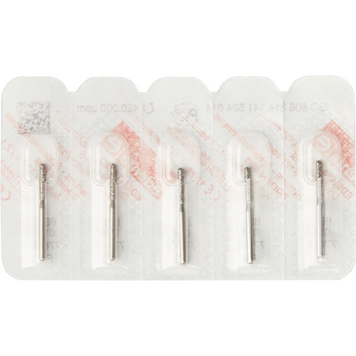 Diamant 881 5 stk. standard, FG, fasong 141 sylinder rund, 6 mm, ISO 014