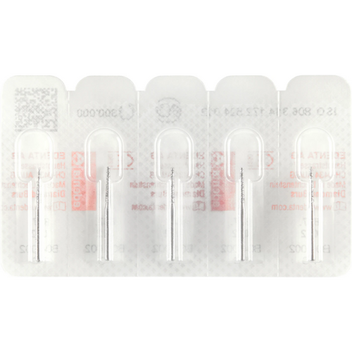 Diamant 847 5 stk Standard, FG, fasong 172 flat kjegle, 8 mm, ISO 012