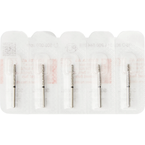 Diamant 850L 5 sorte supergrov, FG, Fig. 200 lang konus, avrundet kant, 11,5 mm, ISO 018