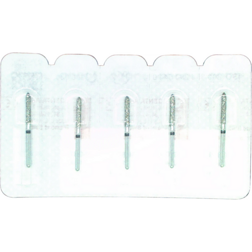 Omni diamanter 879 5 stk. sorte supergrov, FG, fasong 290 torpedo sylinderformet, 10 mm, ISO 014