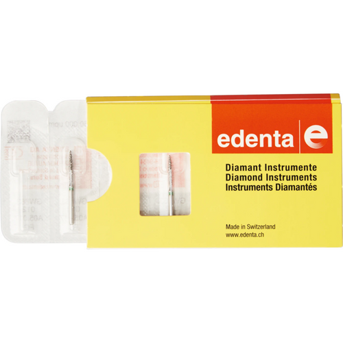 White Tiger diamanter W863 3 stk grønn grov, FG, figur 250 flamme, 10 mm, ISO 012