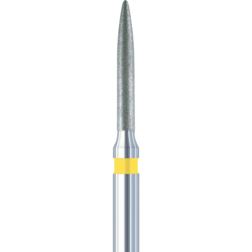 Premium diamantbor 862 2 stk gul ekstra fin, FG, fasong 249, 8 mm, ISO 012