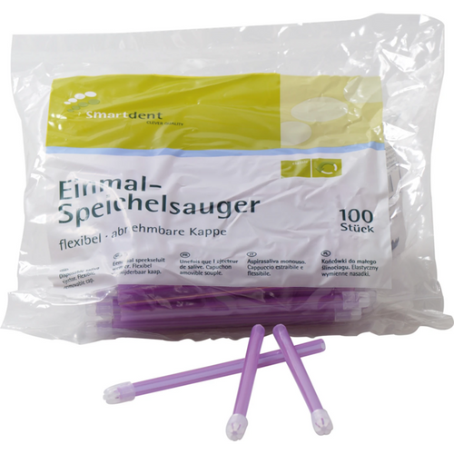 smart bøyelig sug 100 stk. lilla