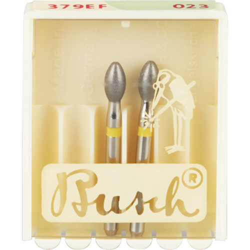 Premium diamantbor 379 2 stk gul ekstra fin, FG, figur 277, 4,2 mm, ISO 023