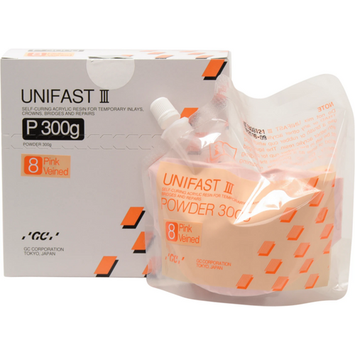 GC UNIFAST III refill-pakke 300 g pulver N°8 rosa åremønstret