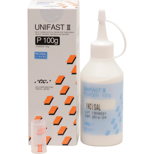 GC UNIFAST III refill pakke 100 g pulver incisalt