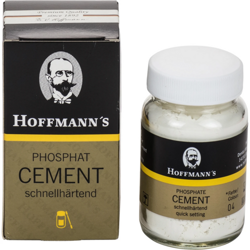 HOFFMANN'S CEMENT 100 g pulver, hurtigherdende, lysegul