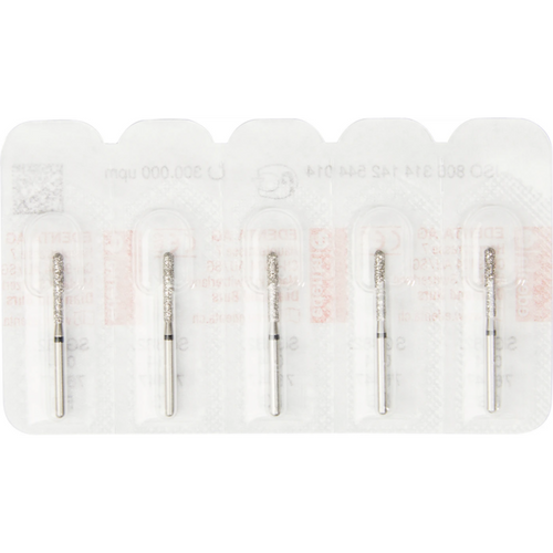 Diamant 882 5 stk svart supergrov, FG, fasong 142 sylinder rund, 10 mm, ISO 014
