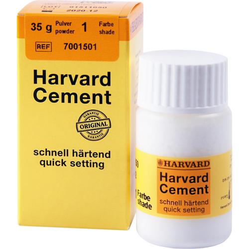 Harvard Cement hurtigherdende pulver 35 g pulver 1 - hvitaktig