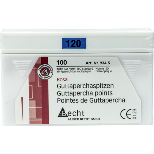 Guttapercha points pink 100 stk. ISO 120