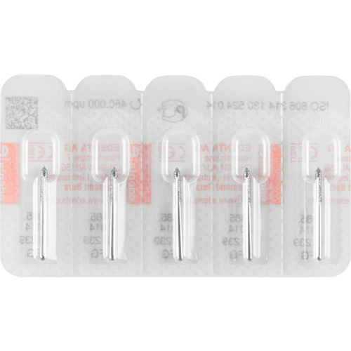 Diamant 885 5 standard, FG, fasong 130 sylinderformet spiss, 8 mm, ISO 014
