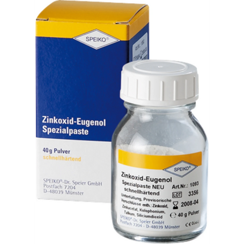 Sinkoksid-eugenol spesialpasta 40 g pulver, hurtigherdende
