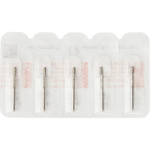 Diamant 882 5 stk Standard, FG, Figur 142 sylinder rund, 10 mm, ISO 014