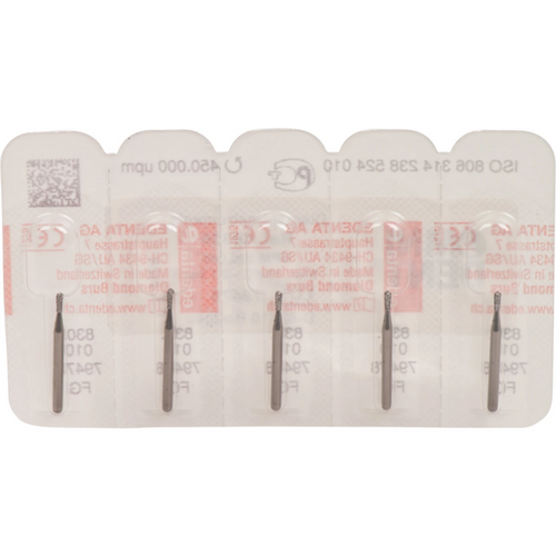 Omni diamanter 808 5 stk blå ISO 010