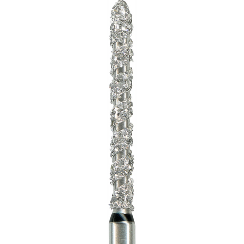 Turbo diamanter T879L 5 stk. svarte ekstra grove, FG, fasong 291 torpedo lang, 12 mm, ISO 012