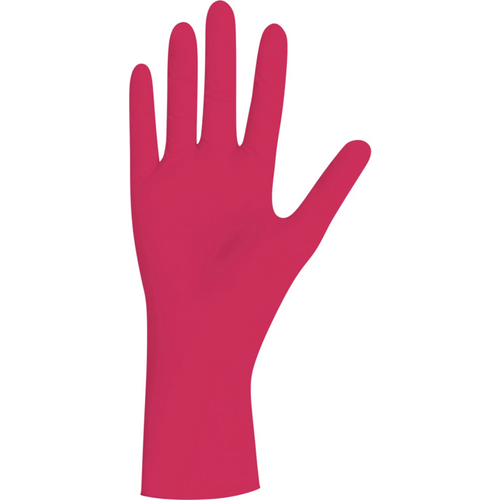 RED PEARL 100 stk. pudderfrie, røde, XS