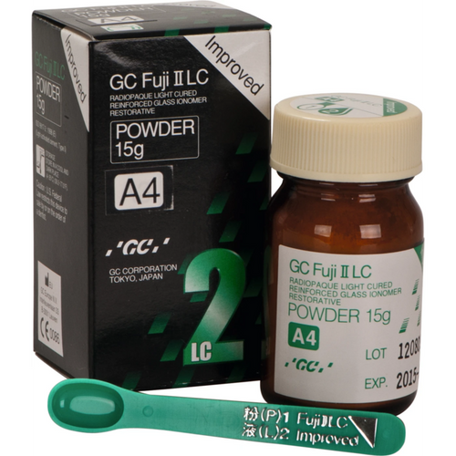 GC Fuji II LC Improved påfyllingspakning 15 g pulver A4