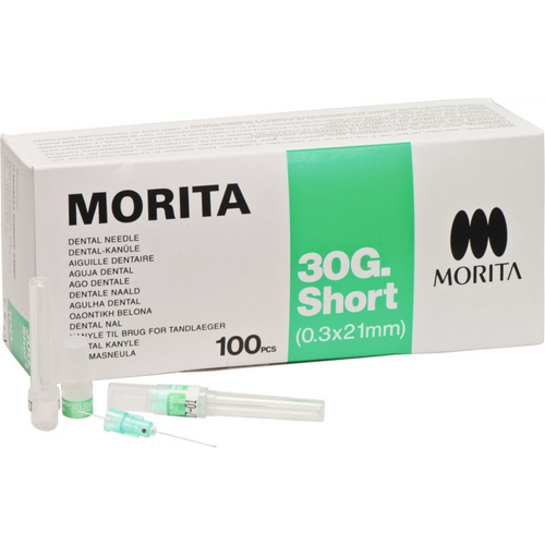 MORITA kanyler 100 stk. 30 GS-21, 0,3 x 21 mm