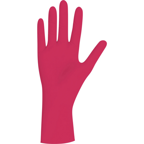 RED PEARL 100 stk. pudderfrie, røde, S