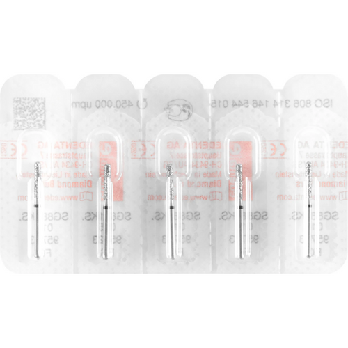 Diamant 881KS 5 stk. svart supergrov, FG, figur 146 sylinder KS, 8 mm, ISO 015