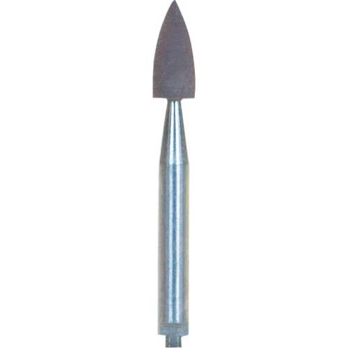 Silikonpolerer storforpakning 72 stk. brun, vinkelstykke (RA), fasong mini spiss, ISO 030