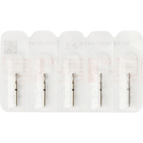 Diamant 379 5 stk. svart supergrov, FG, fasong 277 eggformet, 3,5 mm, ISO 018