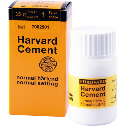 Harvard Cement normal herdende pulver 35 g pulver 1 - hvitaktig