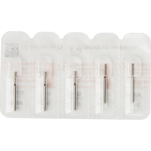 Diamant 836KR 5 standard, FG, figur 157 sylinder med avrundet kant, 6 mm, ISO 010