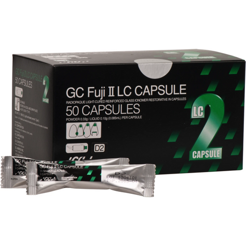 GC Fuji II LC Capsule Improved 50 kapsler D2
