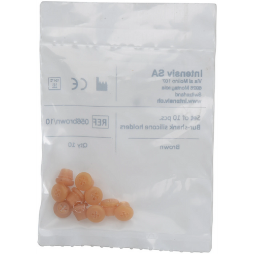 Silikonholder 10 stk. brun, 60 µm