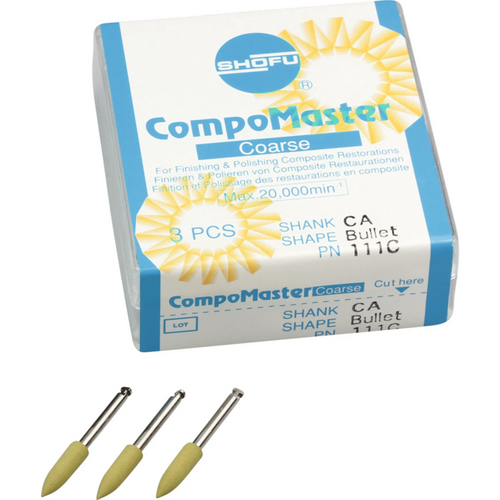 CompoMaster 3 stk. gul grov, RA, figur rulle, ISO 040