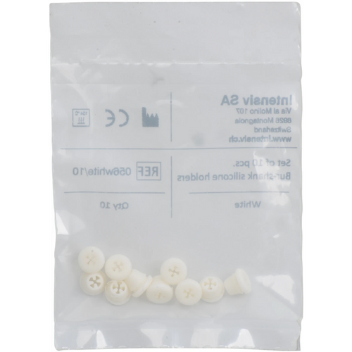 Silikonholder 10 stk hvit, 25 µm