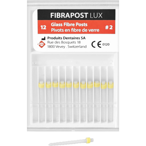FIBRAPOST LUX 12 Stk.r størrelse 2
