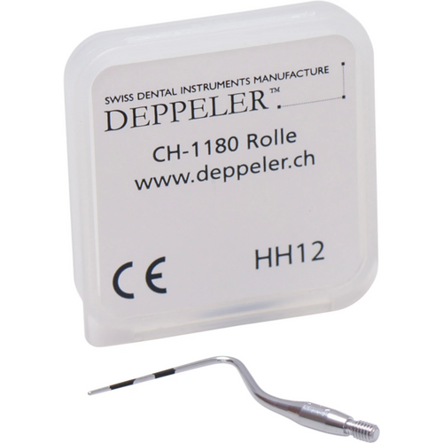 DEPPELER periosonder stk. HH12 skulder uten håndtak, spiss Ø 0,48 mm, gradering (3-6-9-12 mm)
