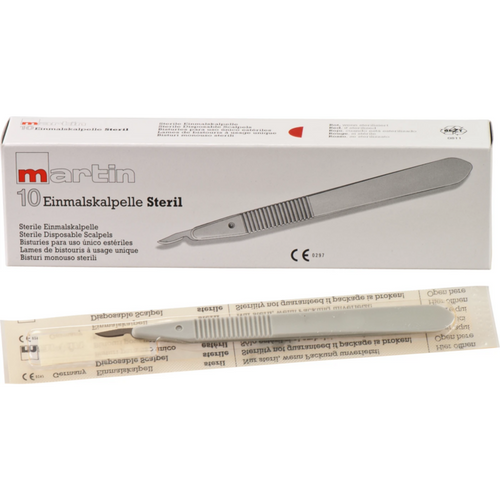 Skalpell engangs 10 stk. fasong 15 c