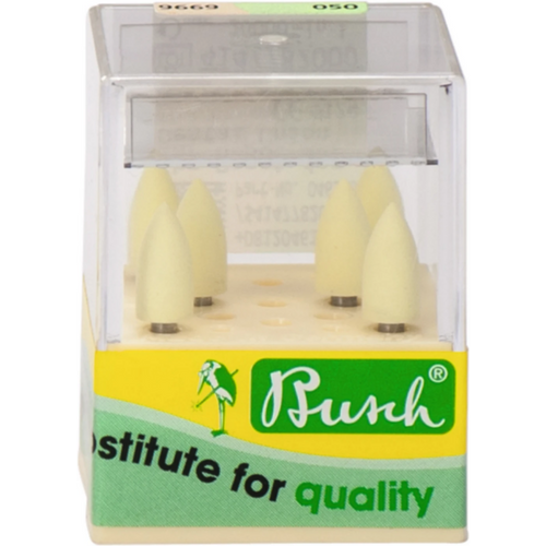 Kompositt poleringssystem 6 stk gul medium, RA, ISO 050