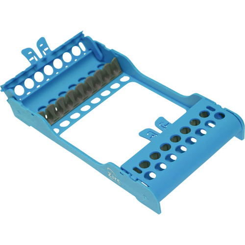 E-Z Jett kassett stk. 20,2 x 13,9 x 3 cm, for 8 instrumenter neonblå