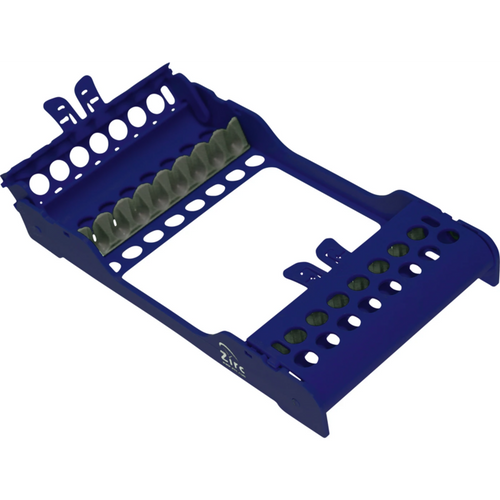 E-Z Jett kassett stk. 20,2 x 13,9 x 3 cm, for 8 instrumenter mørkeblå