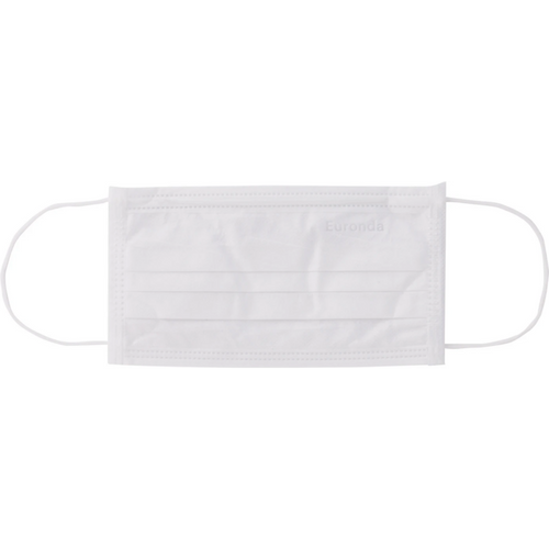 Monoart munnbind Protection 3 50 stk. med strikk, hvit