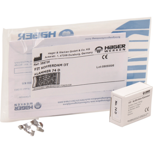 Fit-Kofferdam klammer for barn stk. 74D nede venstre