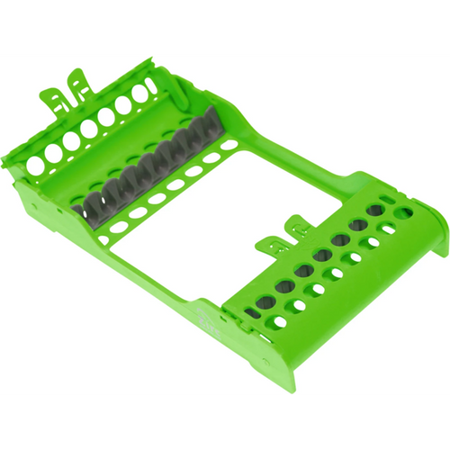 E-Z Jett kassett stk. 20,2 x 13,9 x 3 cm, for 8 instrumenter neon grønn