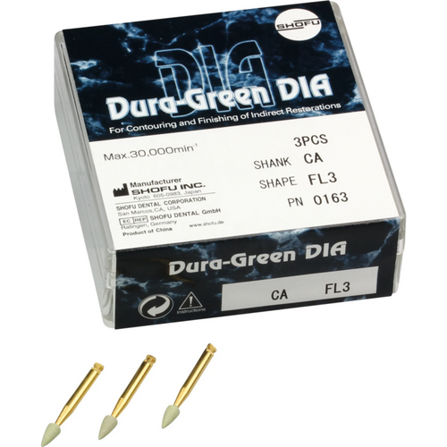 Dura-Green DIA 3 stk FL3, RA, ISO 031