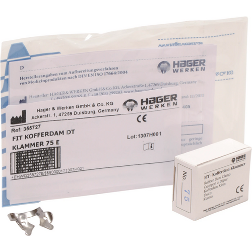 Fit-Kofferdam klammer for barn stk. 75E nede venstre