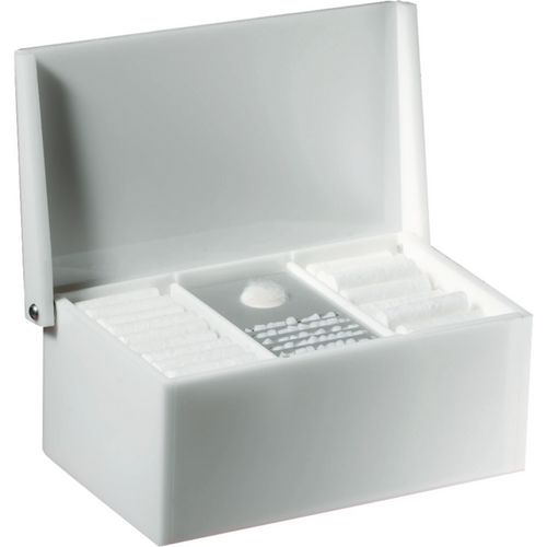 Absorberende bomull innlegg stk. røykgrå