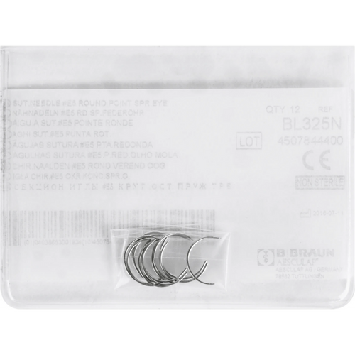 Kirurgiske suturnåler 12 stk., figur 5, BL325N