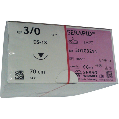 SERAPID 24 stk fargeløs, 0,7 m, DS-18, tykkelse 3/0