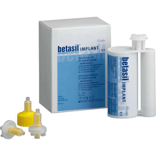 betasil VARIO IMPLANT storpakning 2 x 380 ml patron, 1 Fix Cap