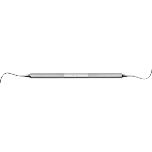 DEPPELER furkasjonscurette stk. fasong 12, CN håndtak, fiolett