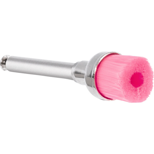 Becht4 Prophy cup brushes eske 100 stk. rosa myk, med nylonbust, RA