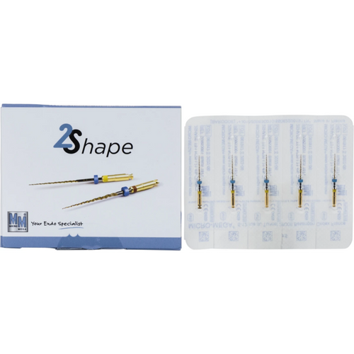 2Shape 5 stk. L 21 mm, Taper .04, ISO 025, sterile